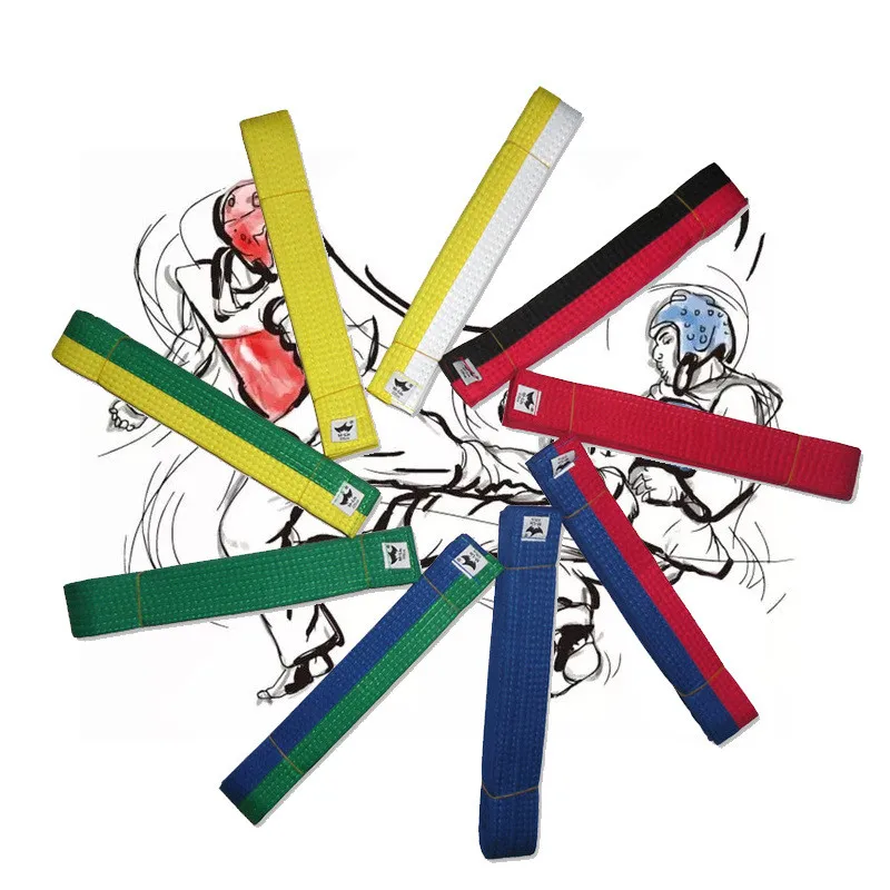 1 шт. цветной пояс для тхэквондо 220 см|Мужские ремни| |