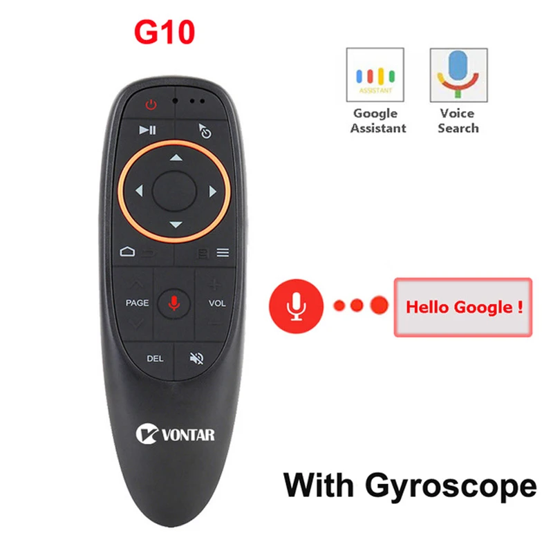 Пульт дистанционного управления g10 Air Mouse airmouse 2 4 ГГц с голосовым управлением Google