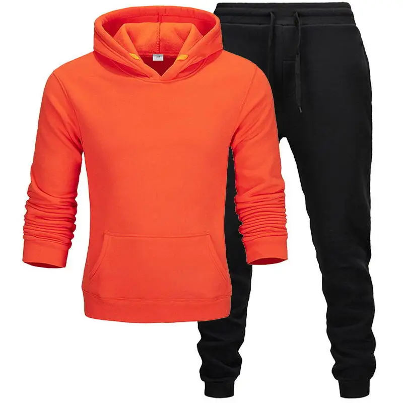 

New Fall/Winter 2021 Men's + Women's + Printed Sportswear, 2 pieces + Brand Pants Solid Color Suit
