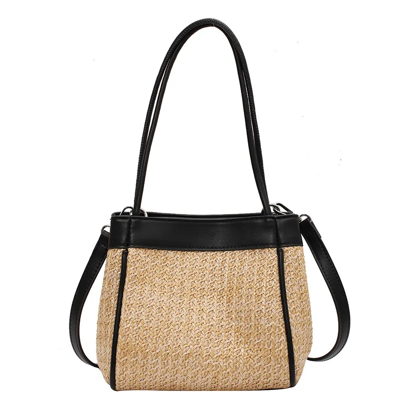 

Popular Bag Women's Summer 2021 New Fashion Portable Straw-Weaved Bag Ins Woven Shoulder Messenger Bag