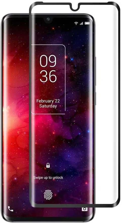 Изогнутое закаленное 3d-стекло с закругленными краями для TCL 10 Plus Защитное стекло