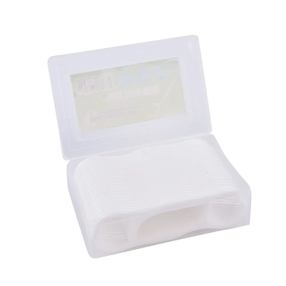 50 шт./кор. Пластик зубная нить Стик для зубной нити щетка-зубочистка Teethpic зуб