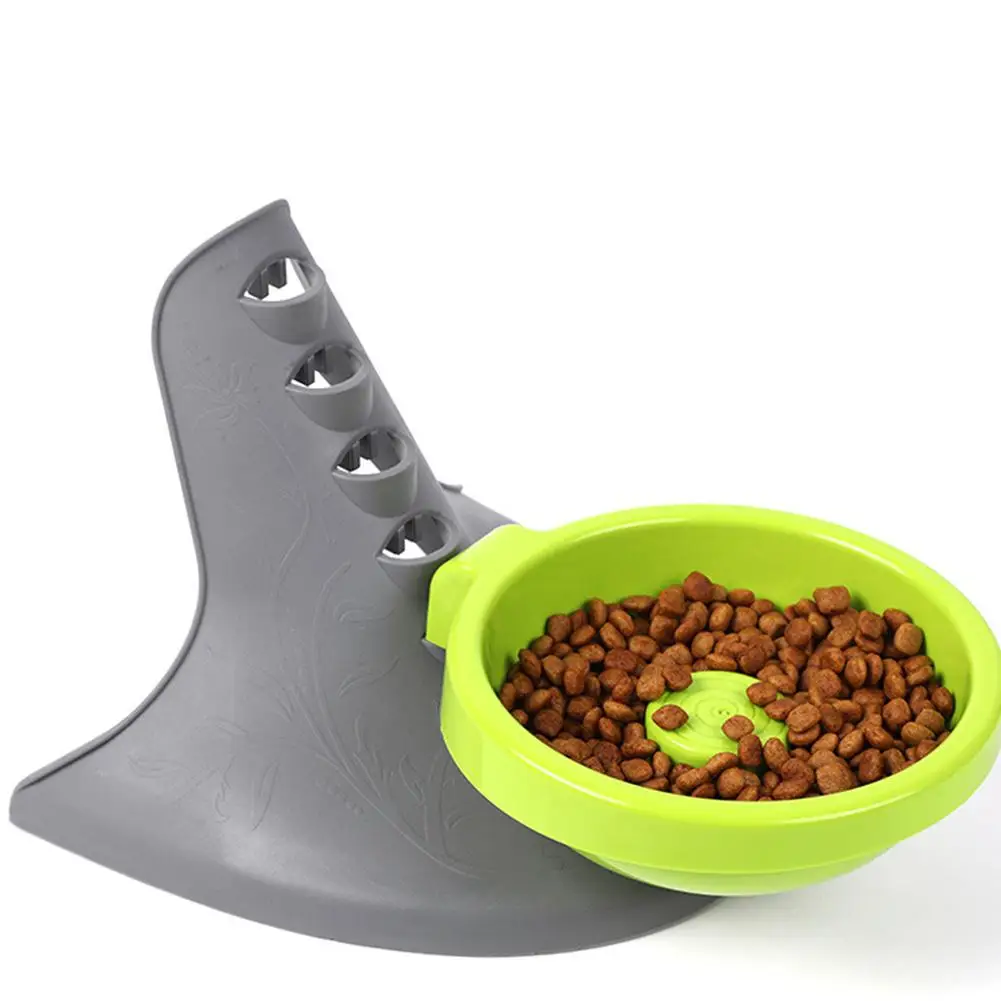 Регулируемая миска с защитой от удушения дизайнерская для медленного питания