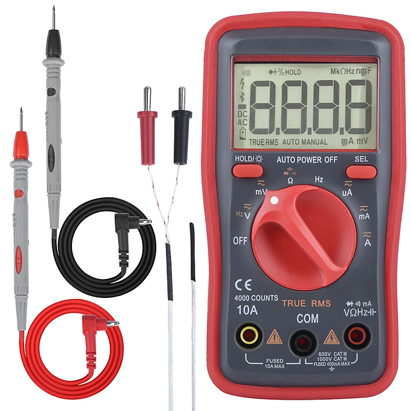 Universal High Precision Digital Multimeter 6000 Counts Auto Ranging Tester Intelligent NCV True RMS Anti-Burning ammeter meter