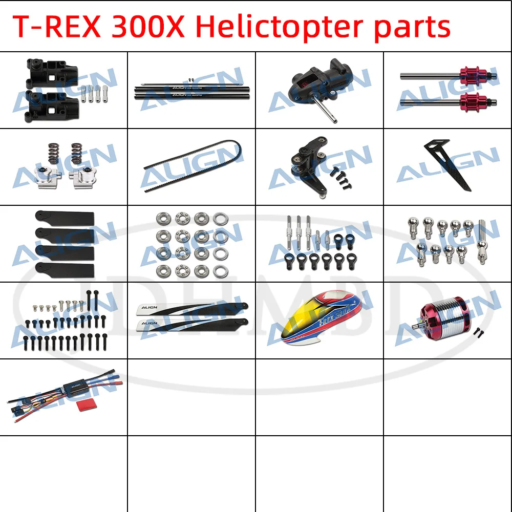 Выровнять T rex в парк развлечений 300X детали для вертолета хвост бум Комплект