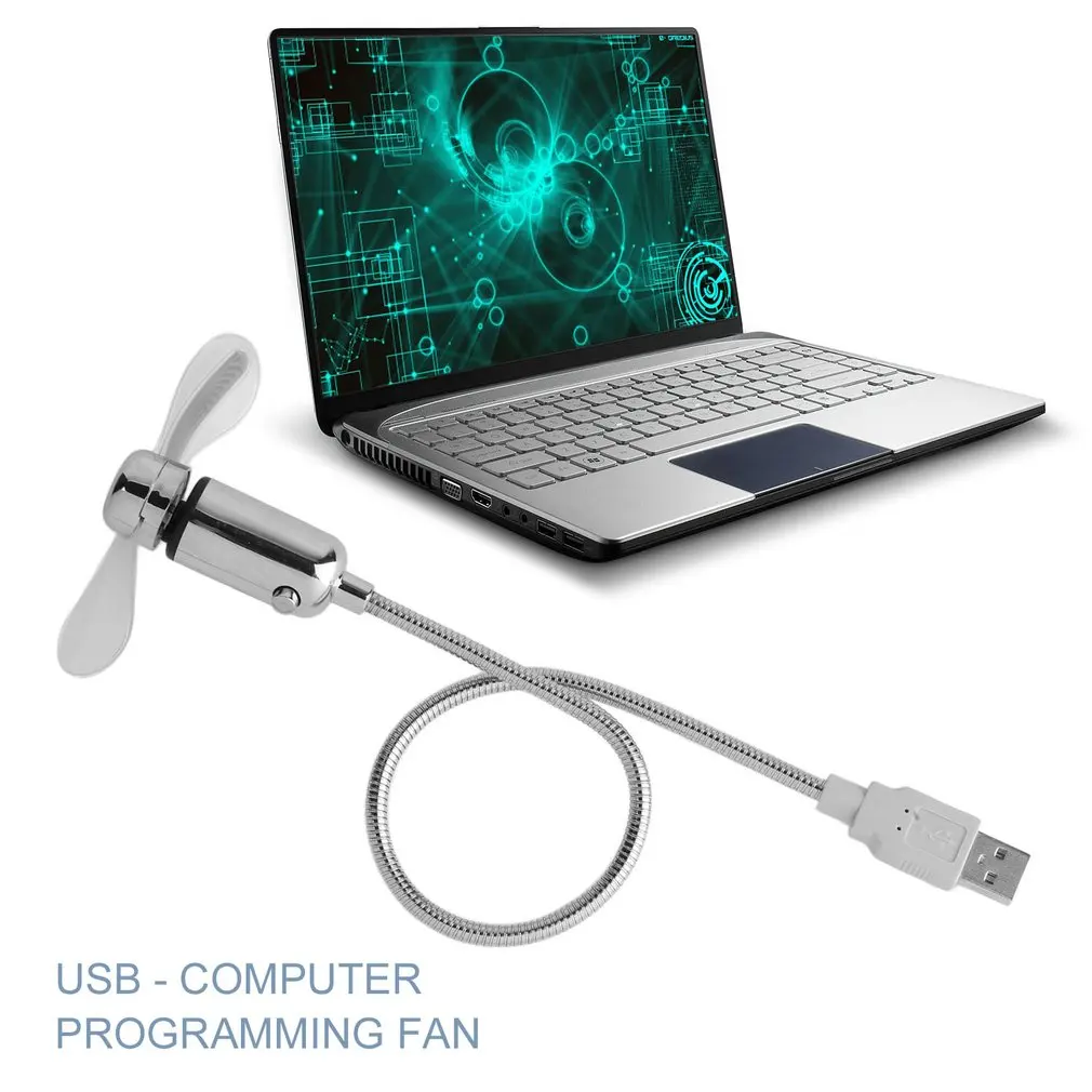 Уникальная лампа в форме слова USB подключения мини вентилятор с лампами