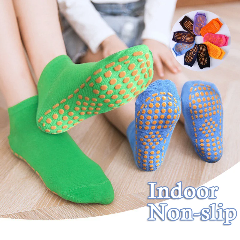

Wecute Baby Children Cotton Non-slip Socks for 1-12years Child Professional Trampoline Socks Indoor Play Comfortable Breathable