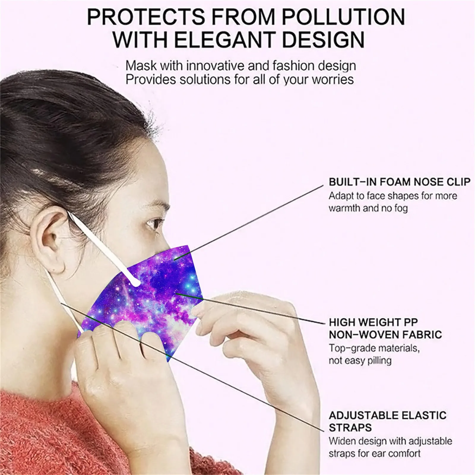 Schutzmaske Face Mask 5-Layer High-Density PM2.5 Wind And Mist Pollution Protection Filter Support Wholesale Dropshipping | Автомобили и