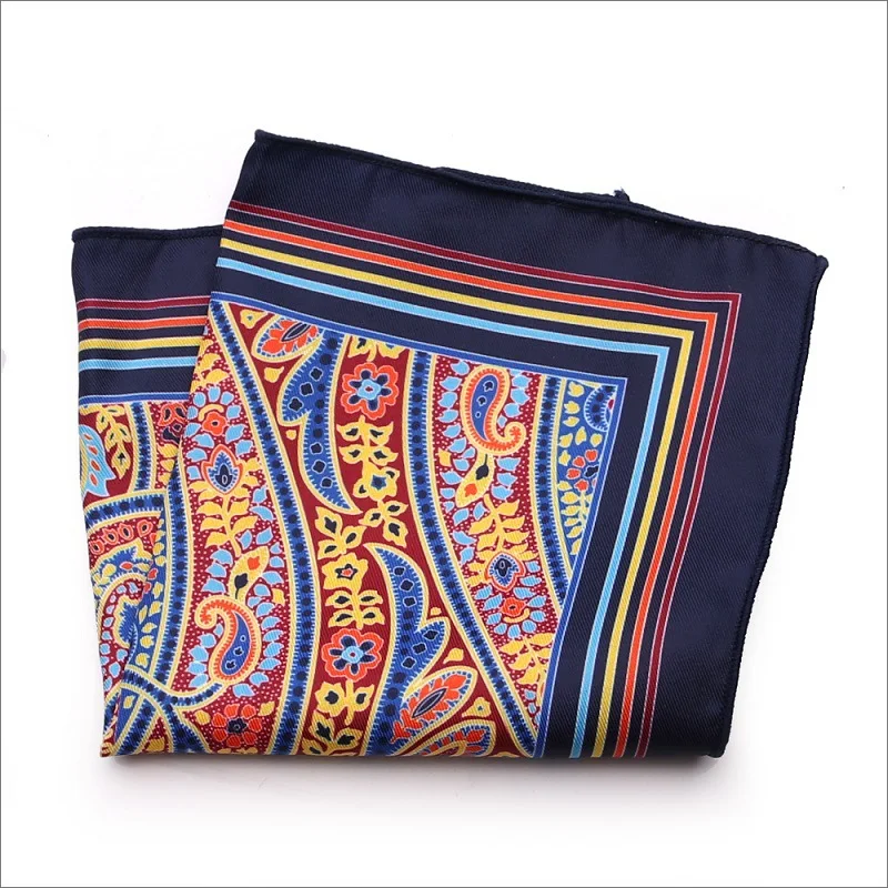 YISHLINE отличительные мужской носовой платок нагрудный шелковые мужские Цветочный