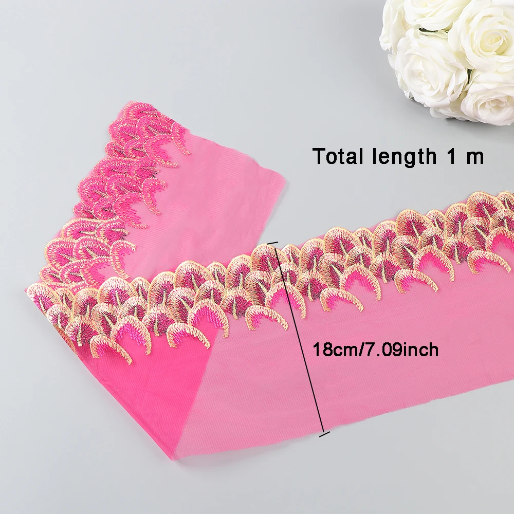 

18cm*100cm Bikini Cloth DIY Skirt Material Doll Clothes Sewing Fabric Lace Princess Doll Dress DIY Toys Handmade Accessories