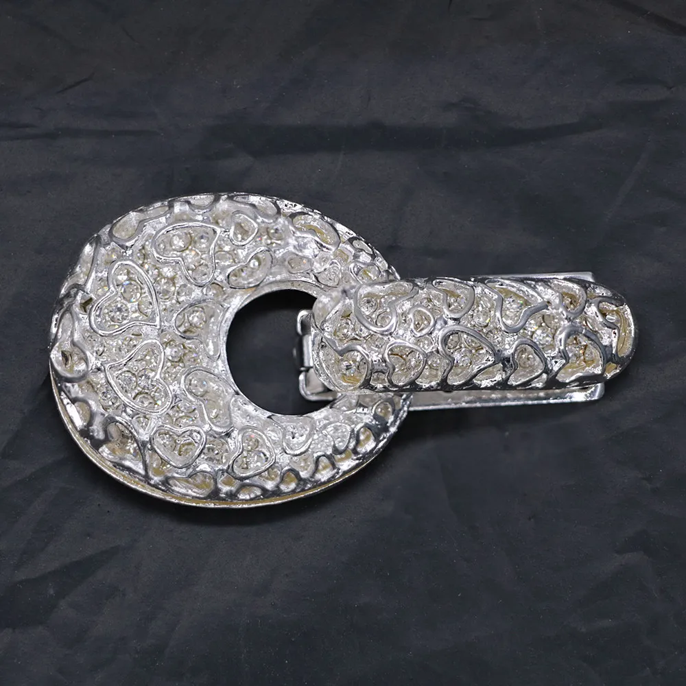 Хорошее качество 72 мм металлические стразы кнопка с свитер украшение пальто