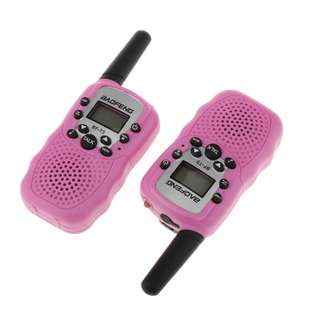 BaoFeng BF-T3, 2 шт, детская рация, 22 канала, портативная, ЕС, двухсторонняя рация, 3-10 км, Переговорная связь для детей