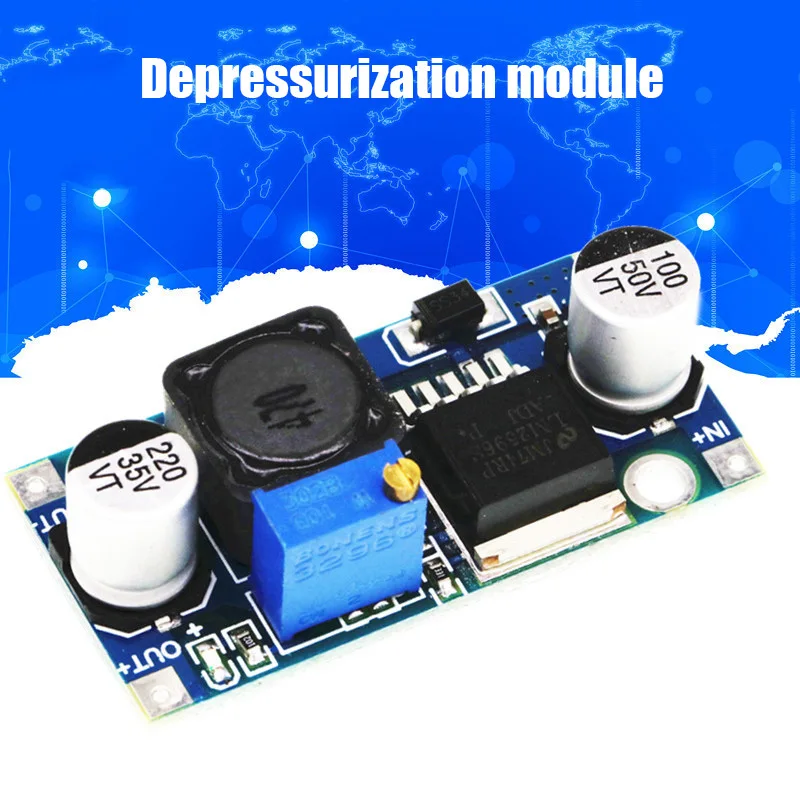 LM2596 DC-DC Step-down Power Supply Module 3A Adjustable Voltage Regulator 24V Switch 12V 5V 3V GK99 | Электроника