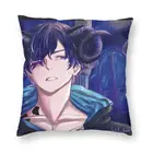 Obey Me Belphegor Подушка Dakimakura чехол, подушка, Обложка, атласная Подушка, чехол, подушка, чехол s 50x70