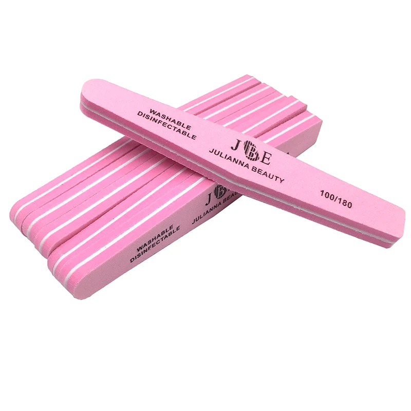 

Пилка для ногтей, абразивная, 100/180 Грит, 25 шт.