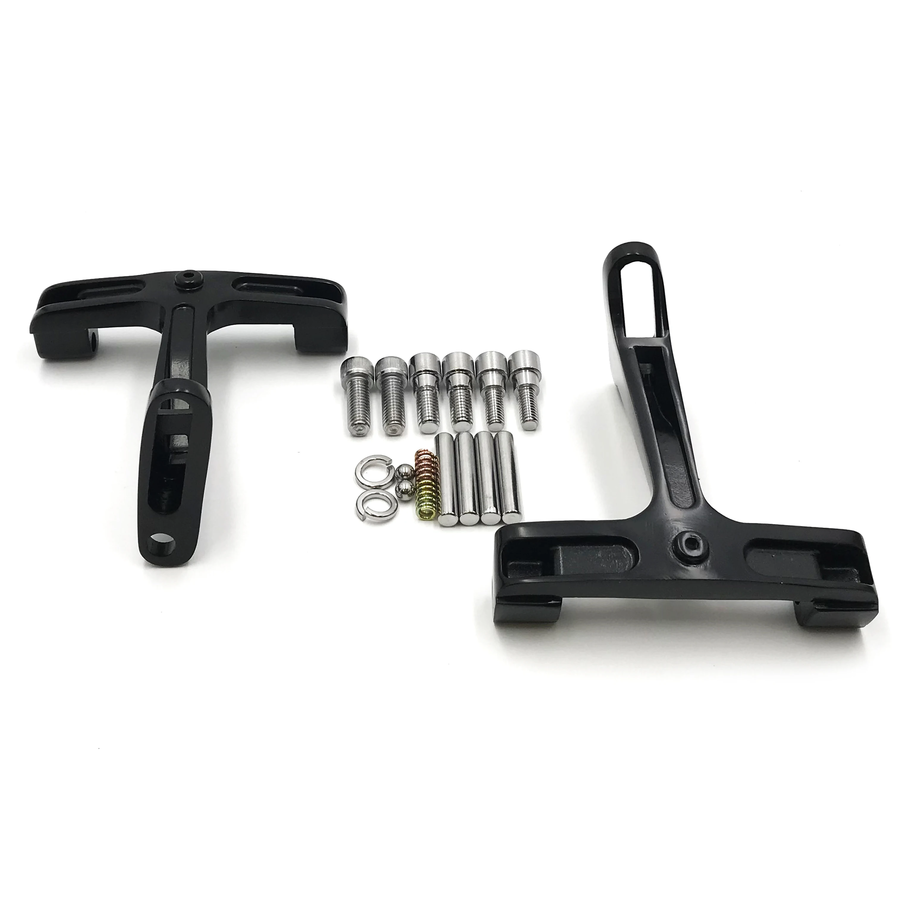 Запчасти для мотоциклов черный Кронштейн подножки пассажира Напольная доска