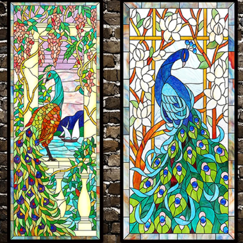 Оконная пленка размером под заказ Электростатическая виниловая Съемная