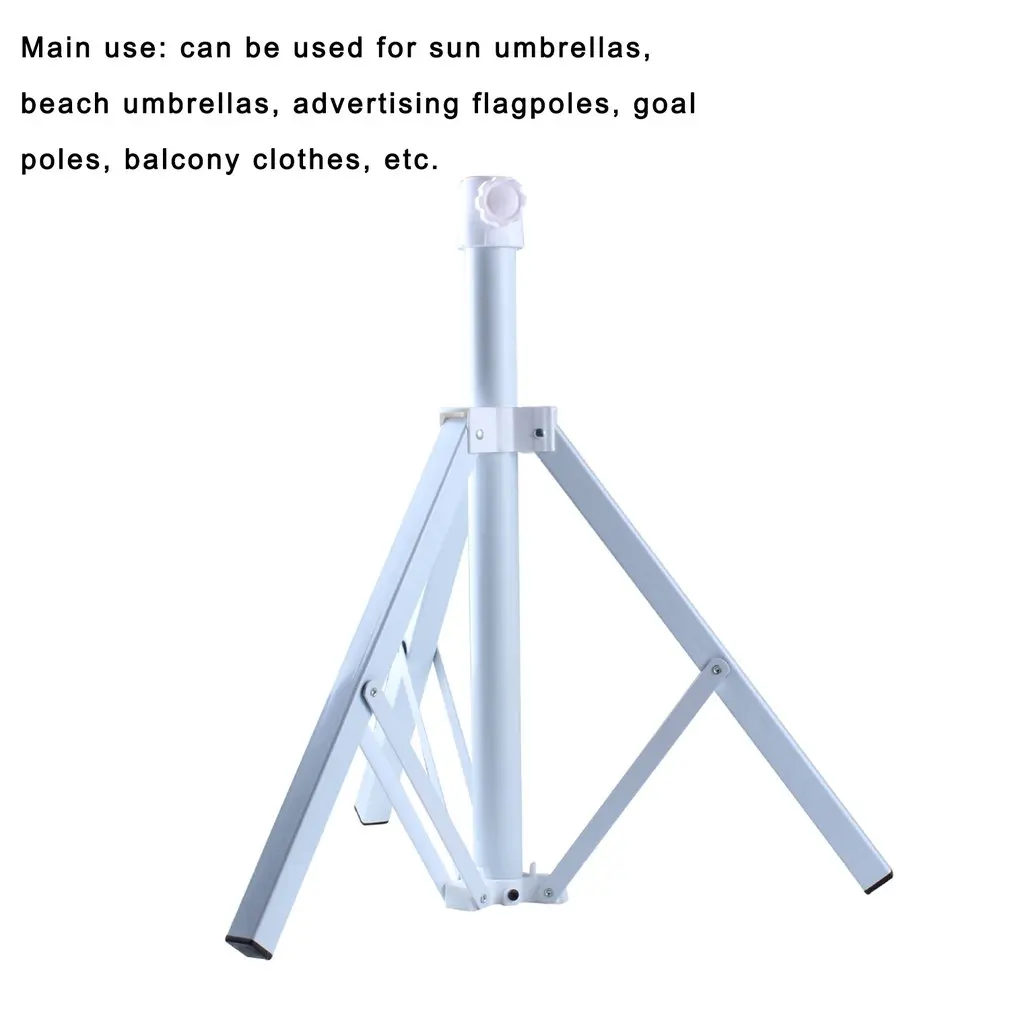 

1PC Sunshade Triangular Base Sturdy Beach Umbrella Supporting Base Professional Beach Umbrella Fixing Bracket for Outdoor Beach