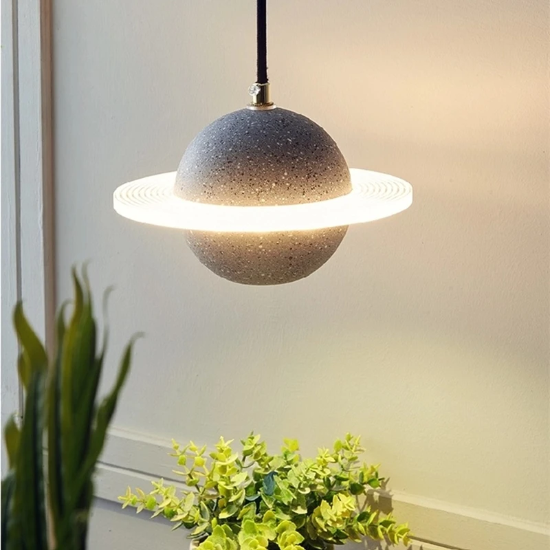 2021 New Industrial Planet Pendant Lamp For Living Room Resturant Bar Kitchen Lights Hanging Ceiling Home Decor Spotlight | Лампы и