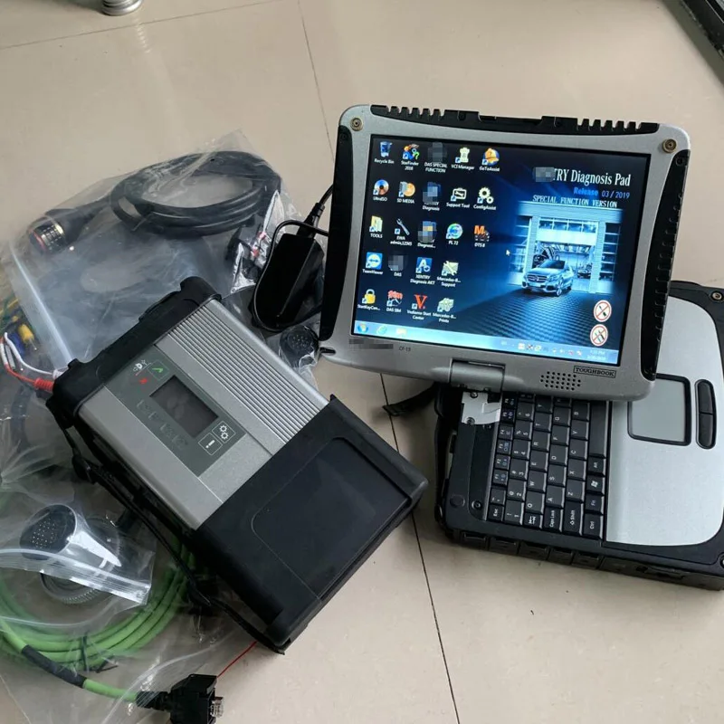 

MB Star C5 SD Connect Compact 5 with MB Star diagnosis software 2021.03 latest version 360GB SSD with Military toughbook cf19 PC