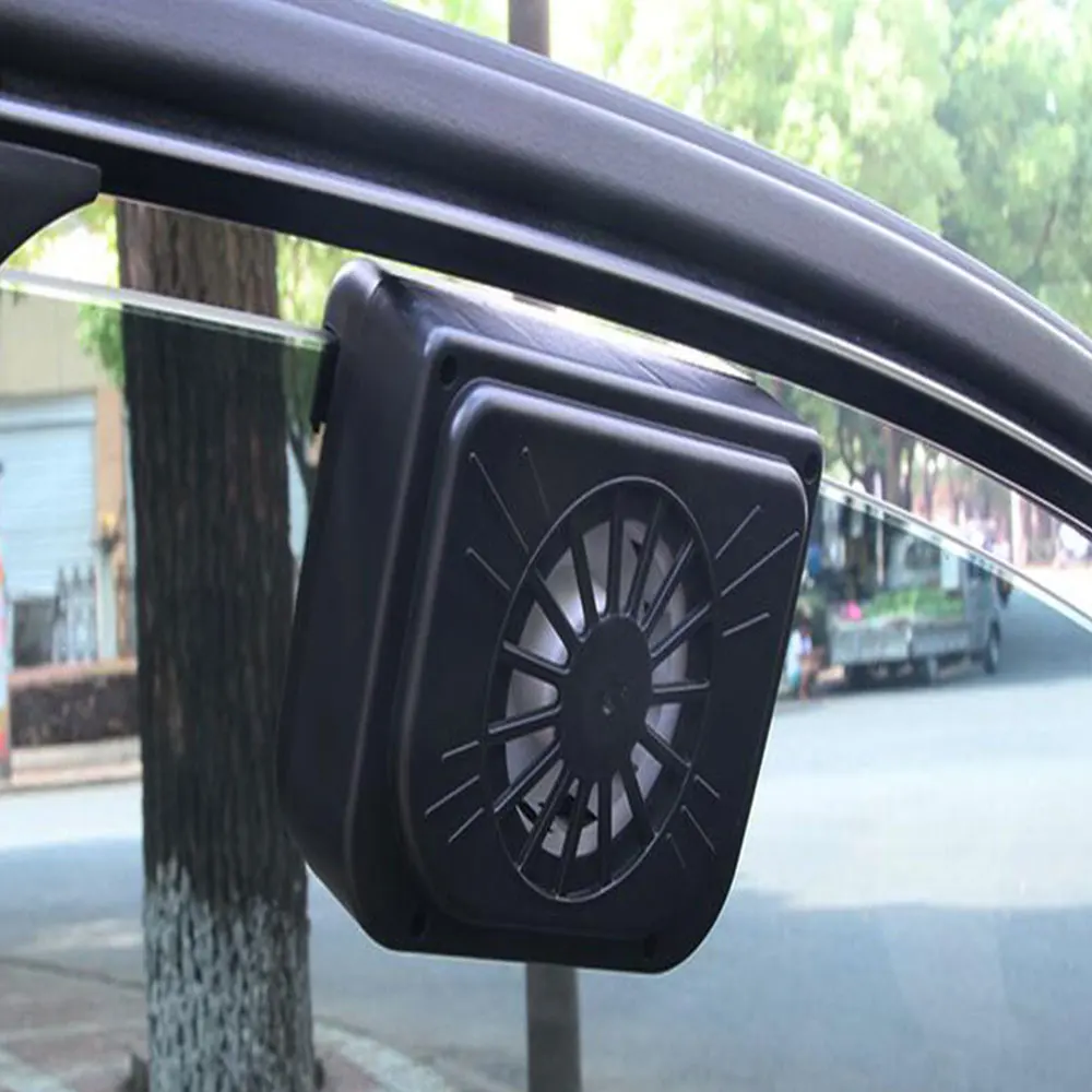 Автомобильный вентилятор на солнечной батарее мини вытяжной вентиляционный ABS