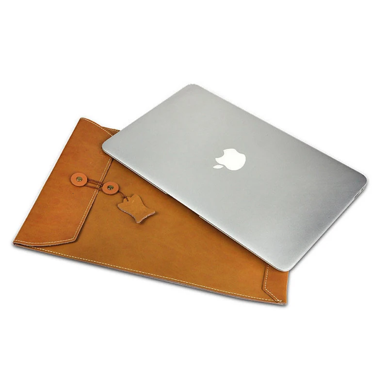 Чехол-сумка SeenDa из натуральной кожи для Macbook Air 13 3 дюйма | Компьютеры и офис