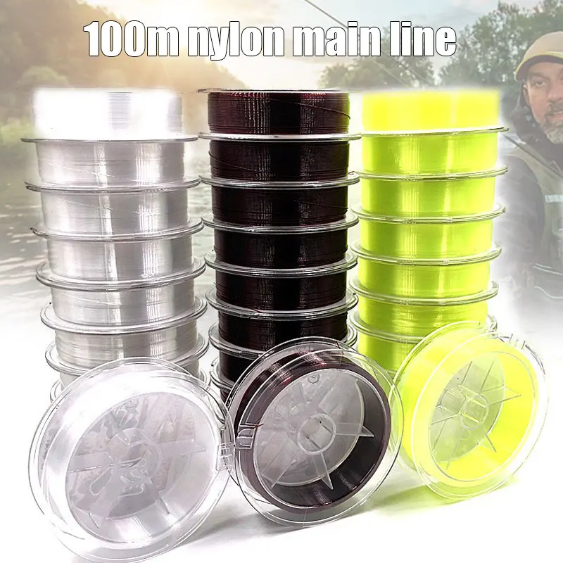 

100 Meter Nylon Fishing Line Sea Pole Caster Fishing Line High Strength EDF88