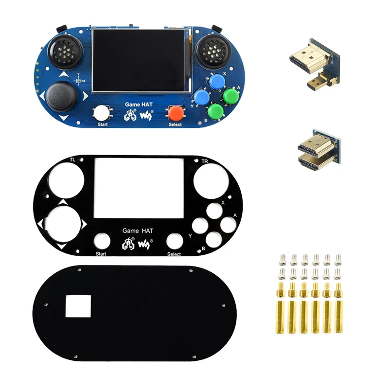 Raspberry Pi 4/3B+/3B/Zero RetroPie игровой шлем Консоль геймпад с 60FPS 3,5 дюймов ips экран 480x320 ЖК-дисплей