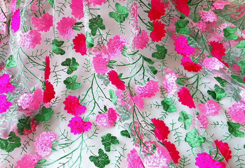 

3Y/лот 1,3 m широким лезвием с фатиновой юбкой и рисунком кружевное с вышивкой ткань одежды юбка одежда домашний текстиль DIY декоративный свети...