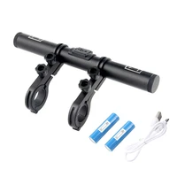 bike handlebar extender usb charging power bank bicycle lamp flashlight bracket clamp extension support holder bike accessories