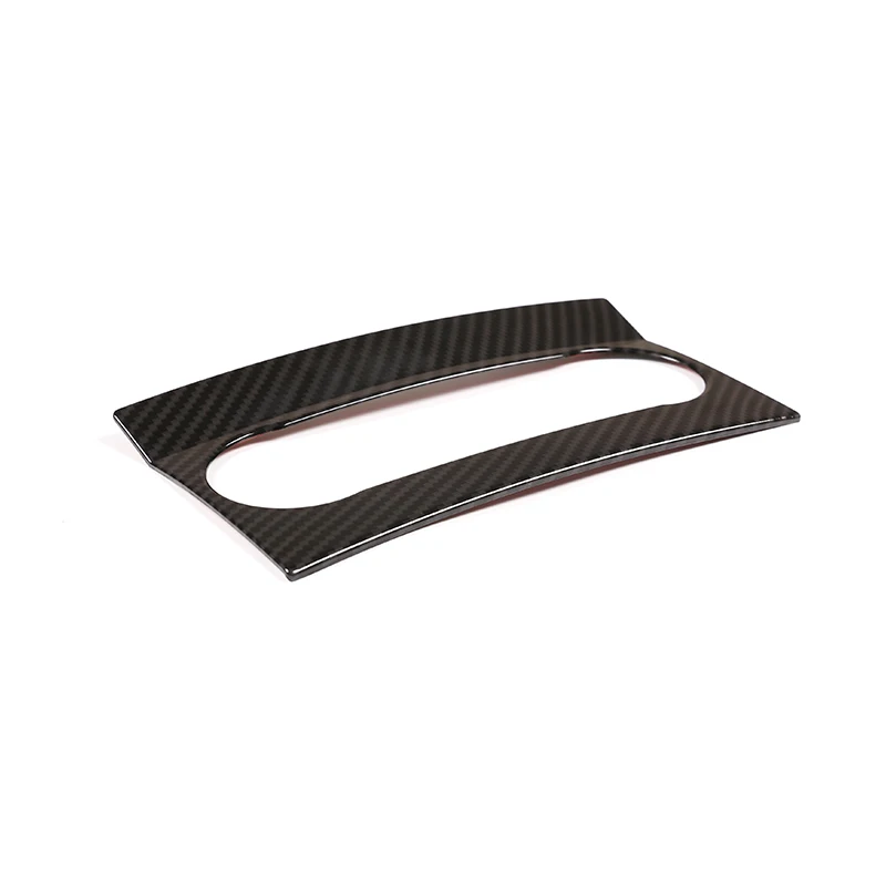 Carbon Fiber АБС ХРОМ для Mercedes benz GLK класс X204 2008-2012 Автомобильная центральная консоль кондиционер вентиляционная рама отделка Аксессуары - Название цвета: Carbon Fiber