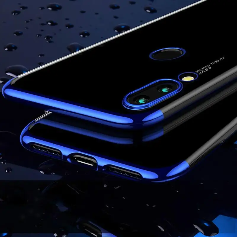 Силиконовый чехол для телефона Redmi Note7 Note8 Redmi8 8A 7A K20 K20Pro, мягкий прозрачный чехол для телефона с покрытием, не легко пожелтевший, Funda