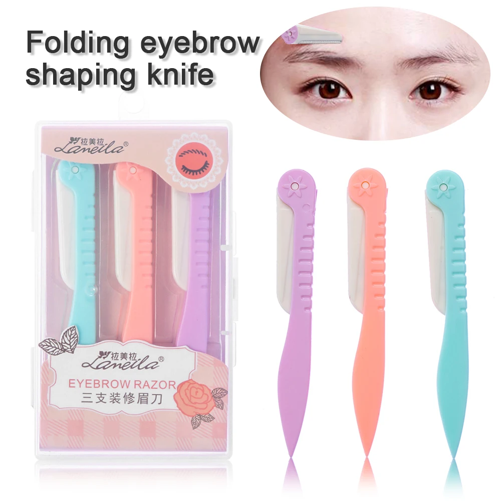 Новый безопасный нож Shaper бритва лезвие для удаления бровей волос пинцет мини