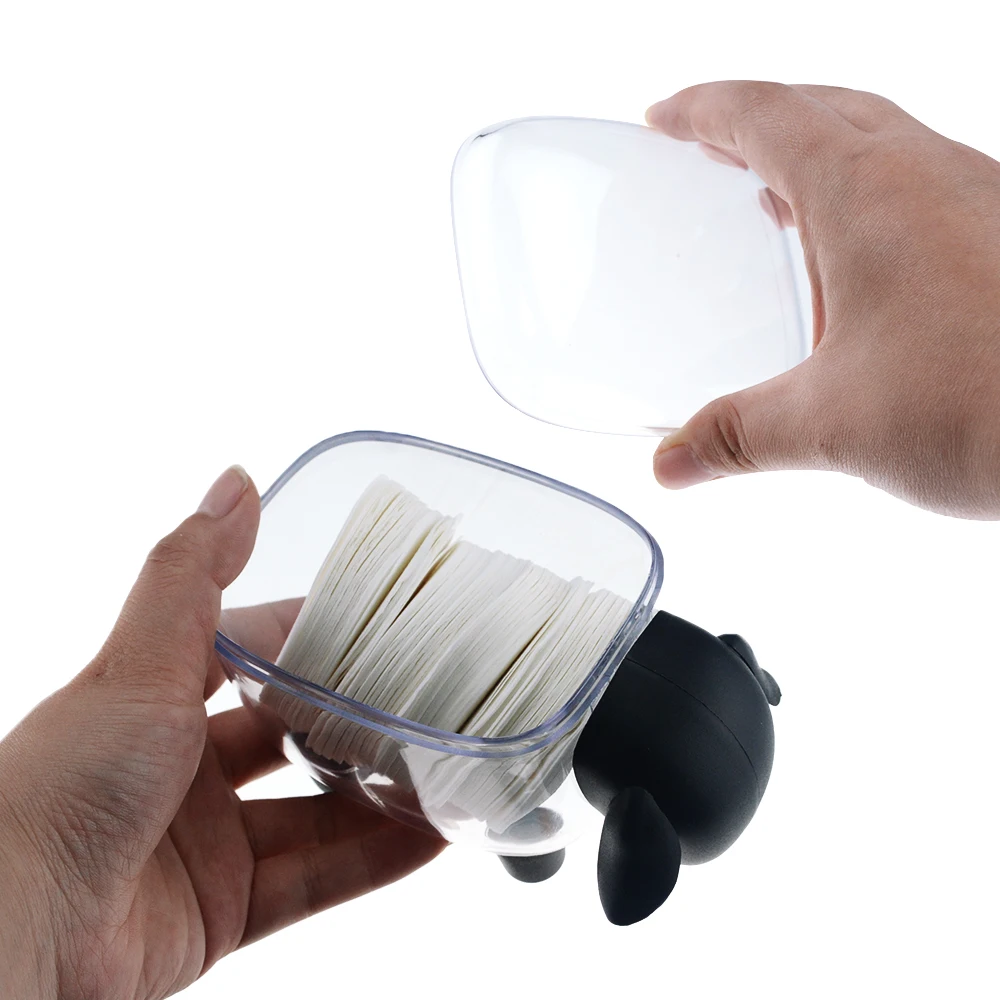 1 шт. милый креативный маленький пластиковый хлопковый тампон из овечьей шерсти