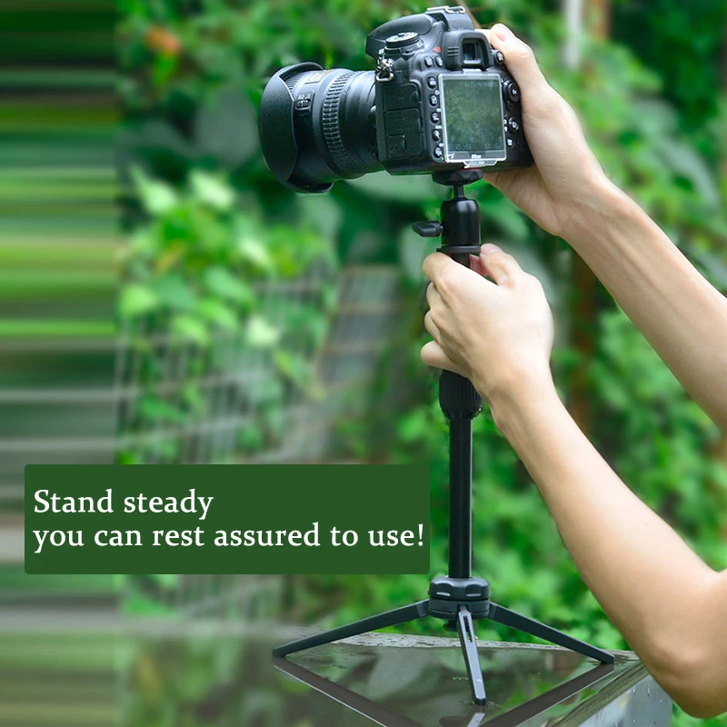 Алюминиевый раздвижной портативный Настольный DSLR SLR смартфон GoPro камера Vlog