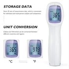 Многофункциональный термометр, инфракрасный градусник для измерения температуры тела, С трехцветным дисплеем и подсветкой, с цифровым дисплеем