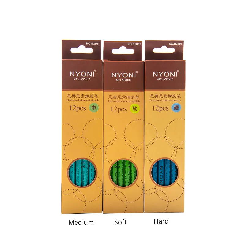 Оригинальный профессиональный карандаш для скетчинга древесного угля