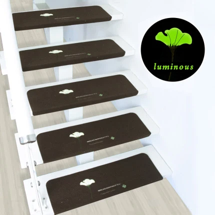 RULDGEE 5 шт. домашний люминесцентный самоклеящаяся Non slip лестницы ковер для Гостиная