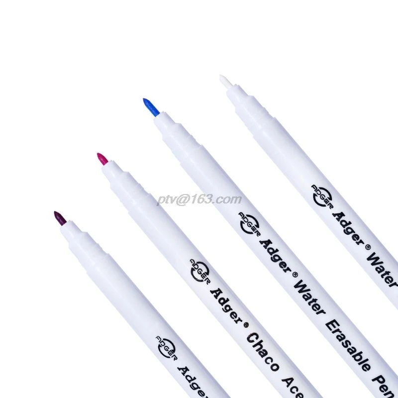 4pcs/set Soluble Cross Stitch Water Erasable Pens Grommet Ink Fabric Marker Marking Pen DIY Needlework Tool | Дом и сад