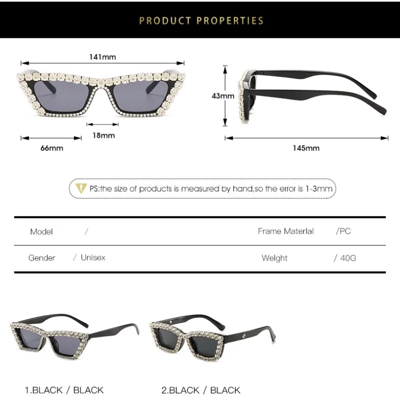 Женские Винтажные Солнцезащитные очки кошачий глаз с бриллиантами брендовые