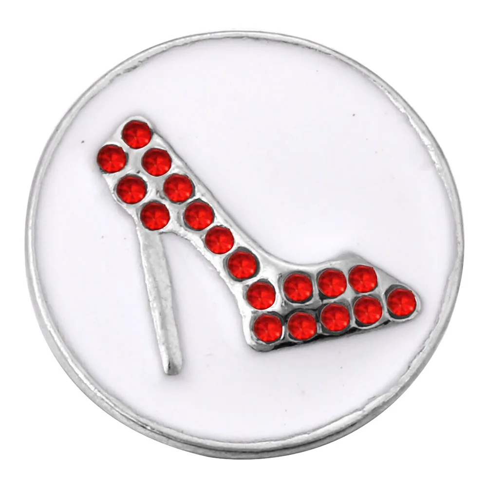 6 шт./лот новые кнопки металлические на высоком каблуке защелки для шармов