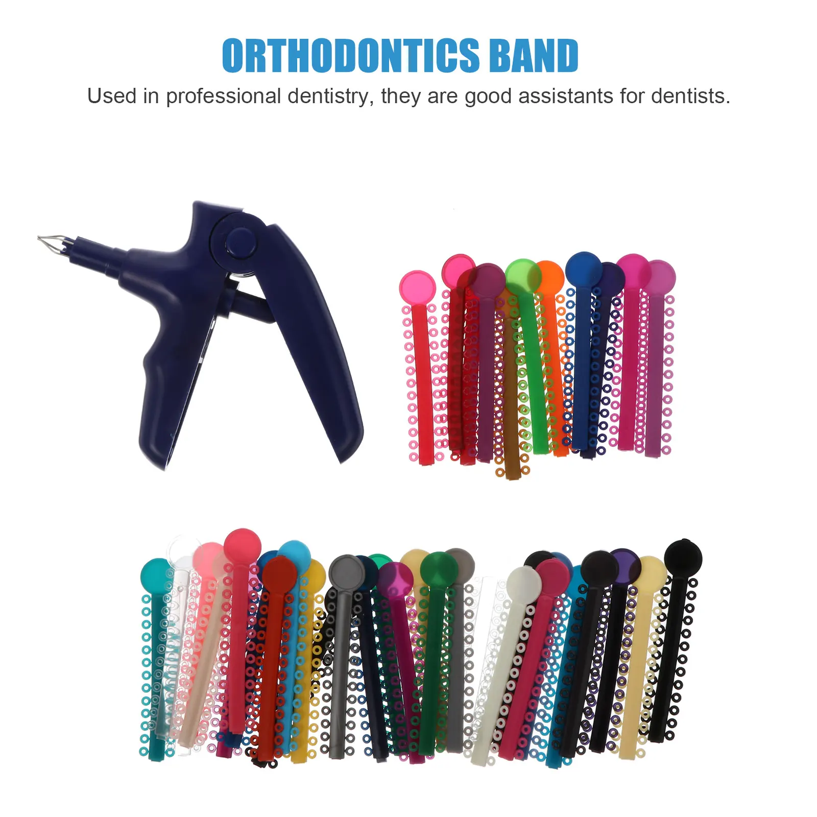 

1 Set Dental Ligature Tool Set Orthodontics Ligation Shooter Ligation Rings