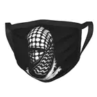 Палестинцы, не одноразовая маска для лица Палестина Арабская Куфия против дымки Пылезащитная Маска Защитная крышка респиратор рот муфельная печь