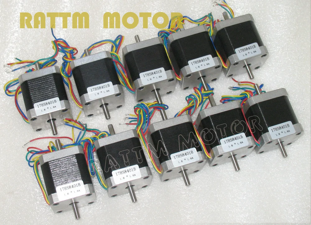 

2019 New Arrival Real Hybrid 2 Ce Iso Rohs Ul 10pcs Nema17 Cnc Stepper Motor (dual Shaft) 78 Oz-in/48mm Stepping Motor/1.8a