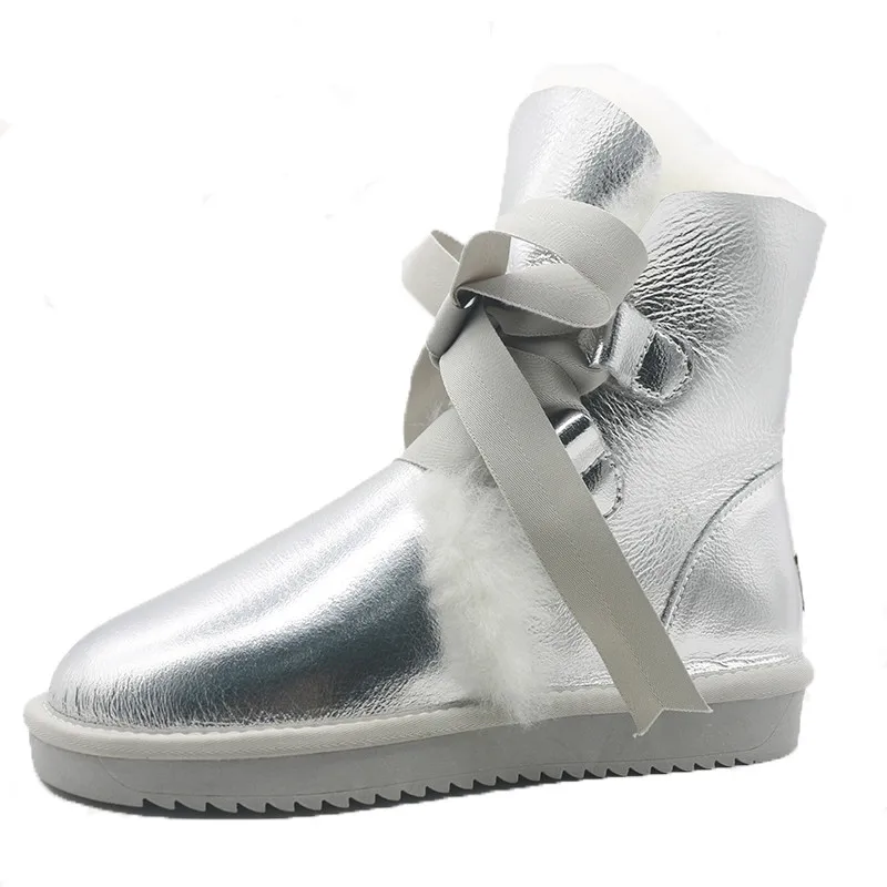 Женские ботинки из 100% натуральной овечьей кожи женская обувь зимние женские |