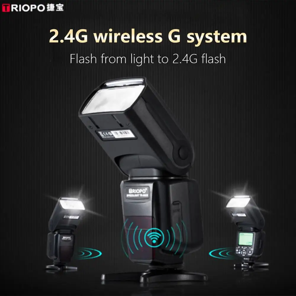 Triopo TR-982III TR-982 III Вспышка Speedlite HSS мульти ЖК беспроводной главный Slave режим вспышка светильник для CANON NIKON DSLR камеры