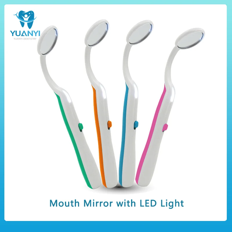 1 шт. зеркало для полости рта со светодиодный светильник кой