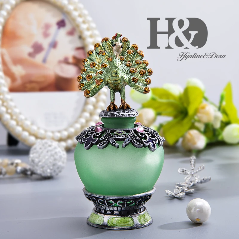 H&D, 15 стилей, пустые многоразовые флаконы для духов, Ретро стиль, матовое стекло, тонкий ароматизированный ароматизатор, контейнер для эфирных масел, Декор, подарок для девушек