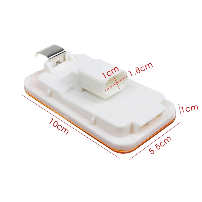 24V автомобиль грузовик светодиодный боковой габаритный фонарь желтый индикатор 4