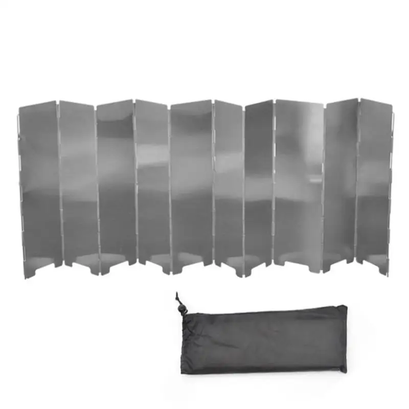 Ветрозащитный экран для газовой плиты 10 тарелок складная ветрозащитная плита